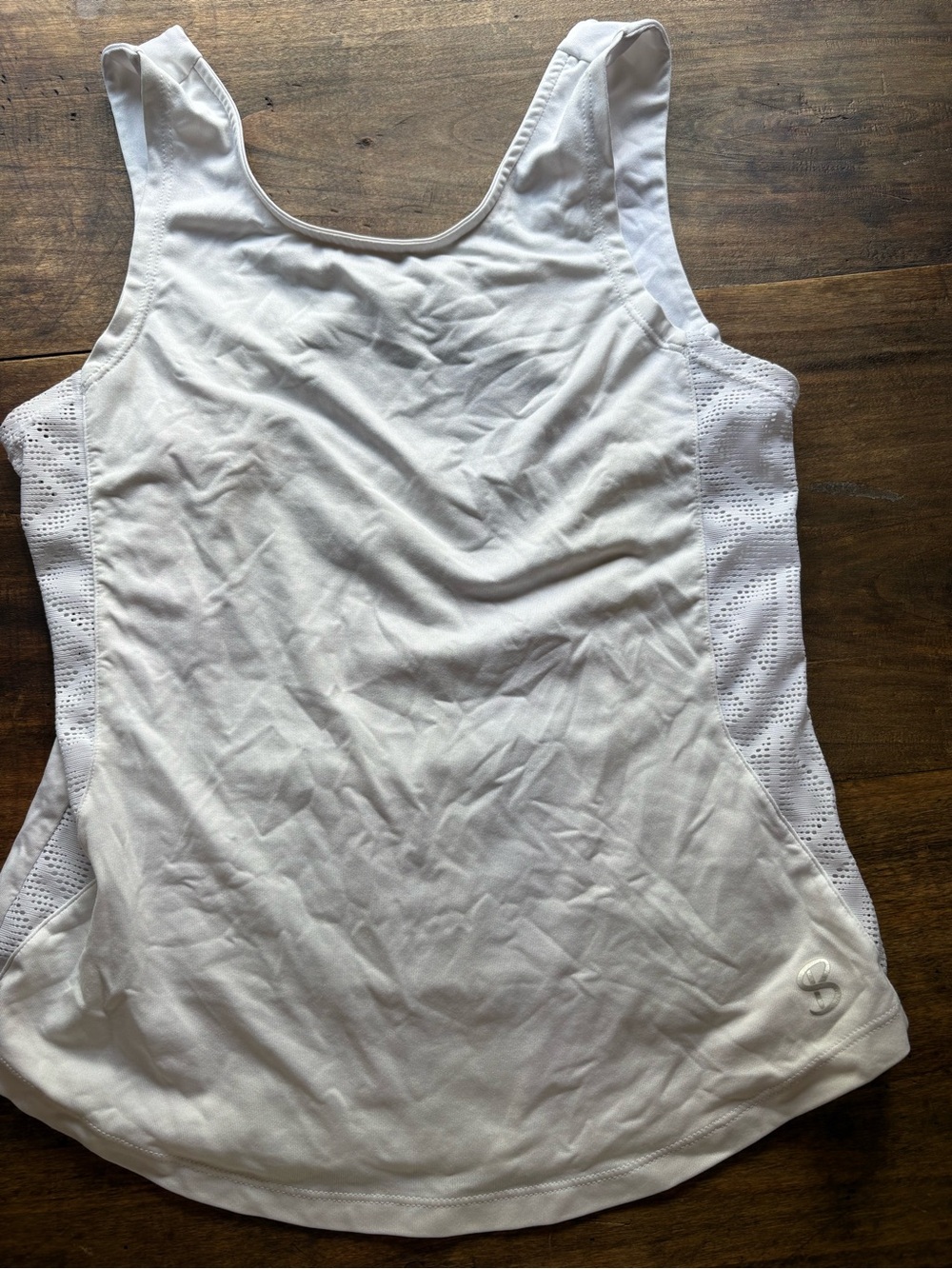 Sofibella Tennis Tank Top with Mesh Sides